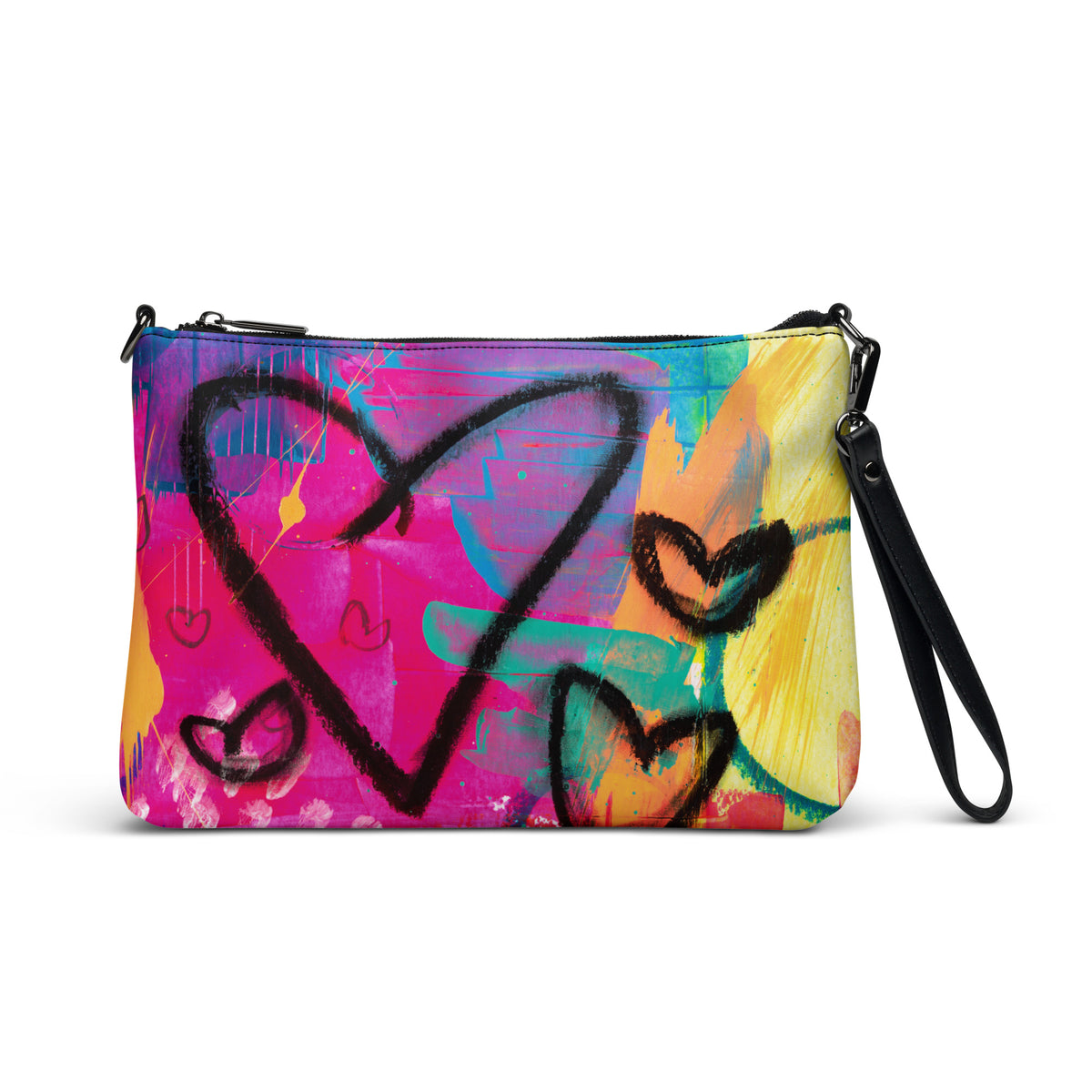 Neon Hearts Crossbody bag