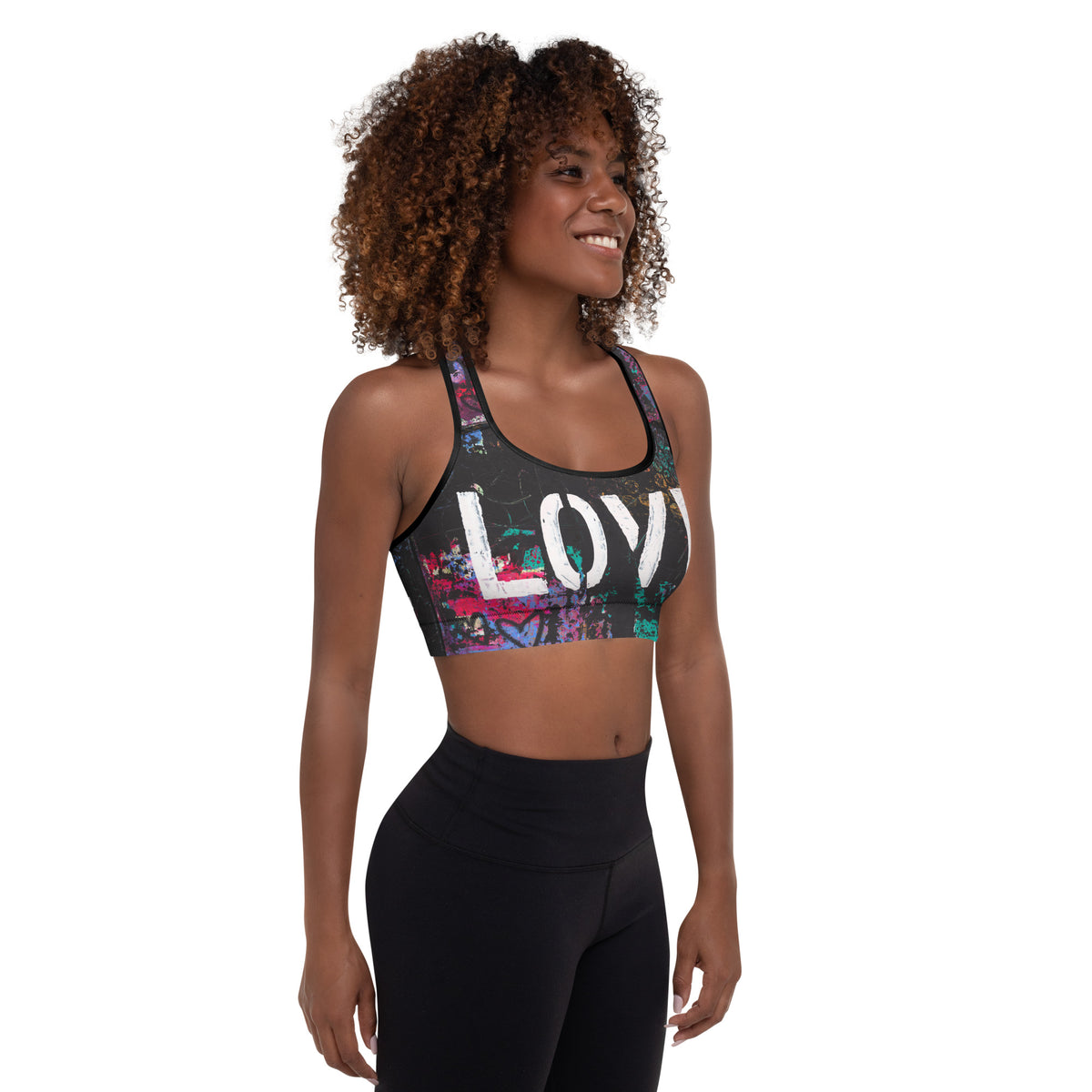 Colour of Love Padded Sports Bra