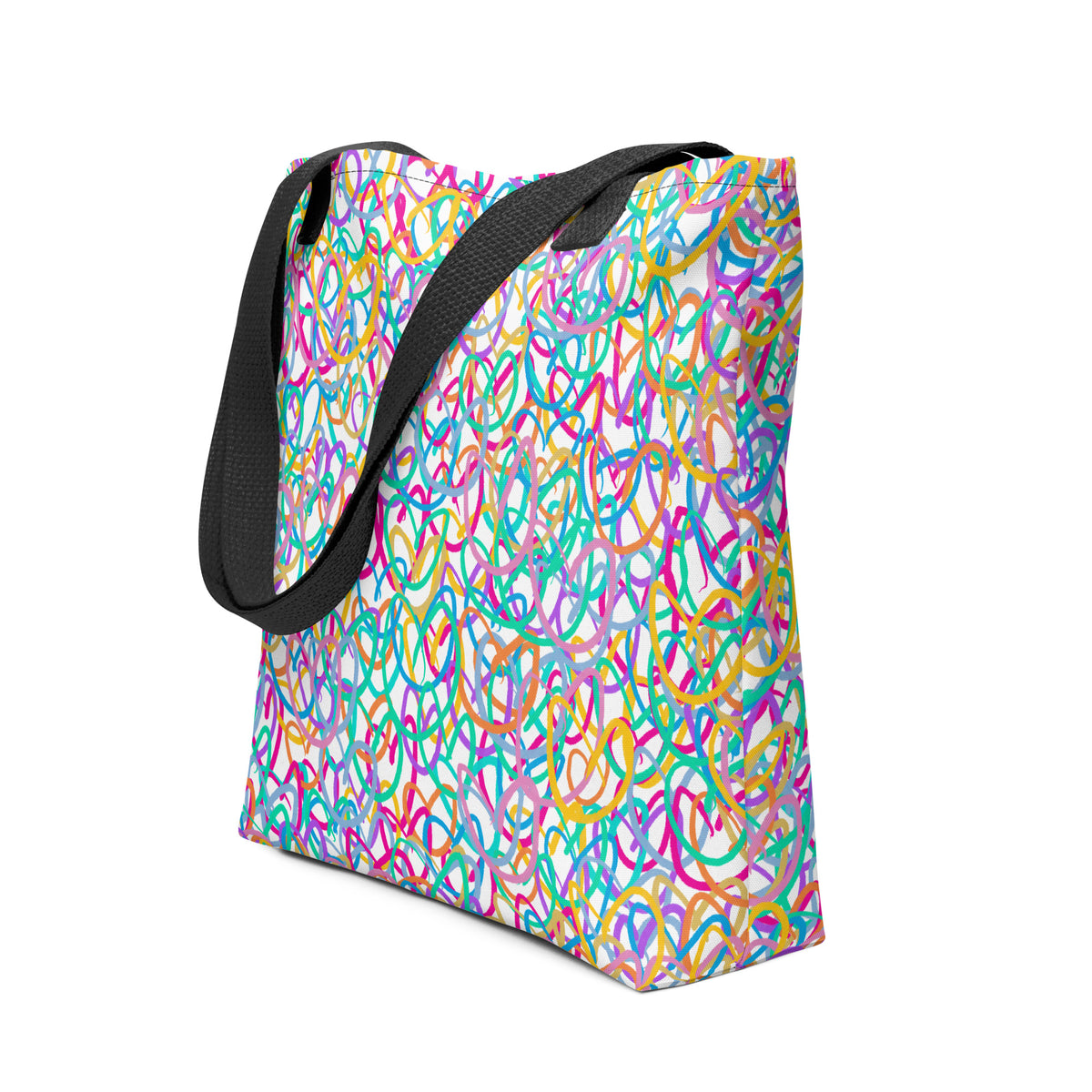 Squiggle Hearts Tote bag