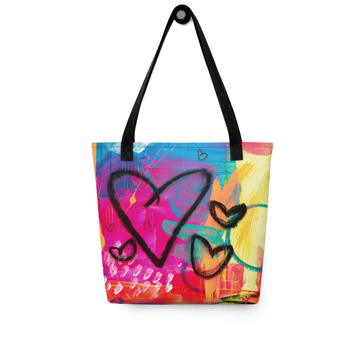 Neon Heart Tote bag