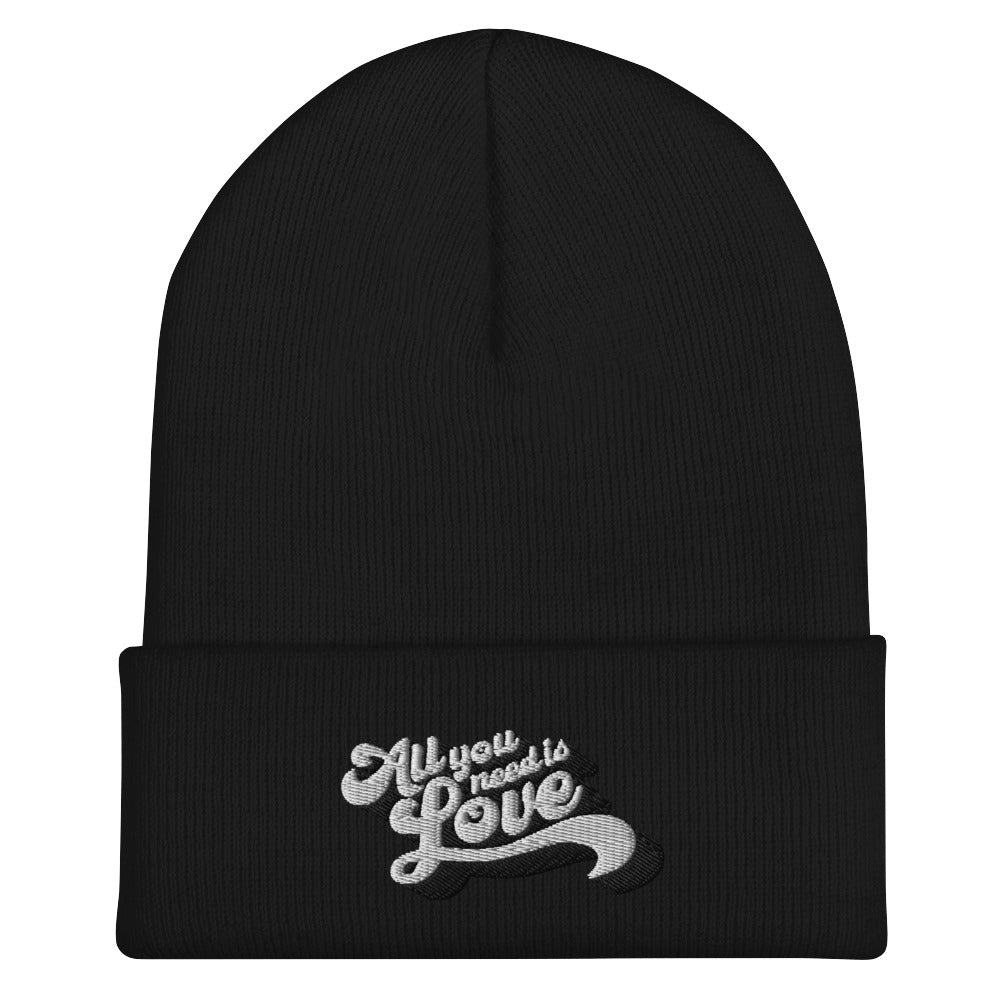 All You Need is Love Cuffed Beanie