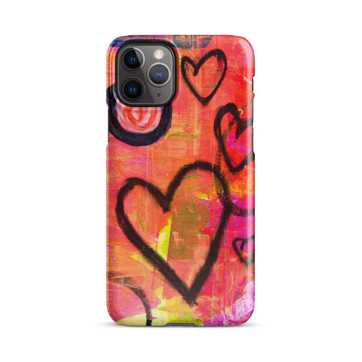 Red Hearts Snap case for iPhone®
