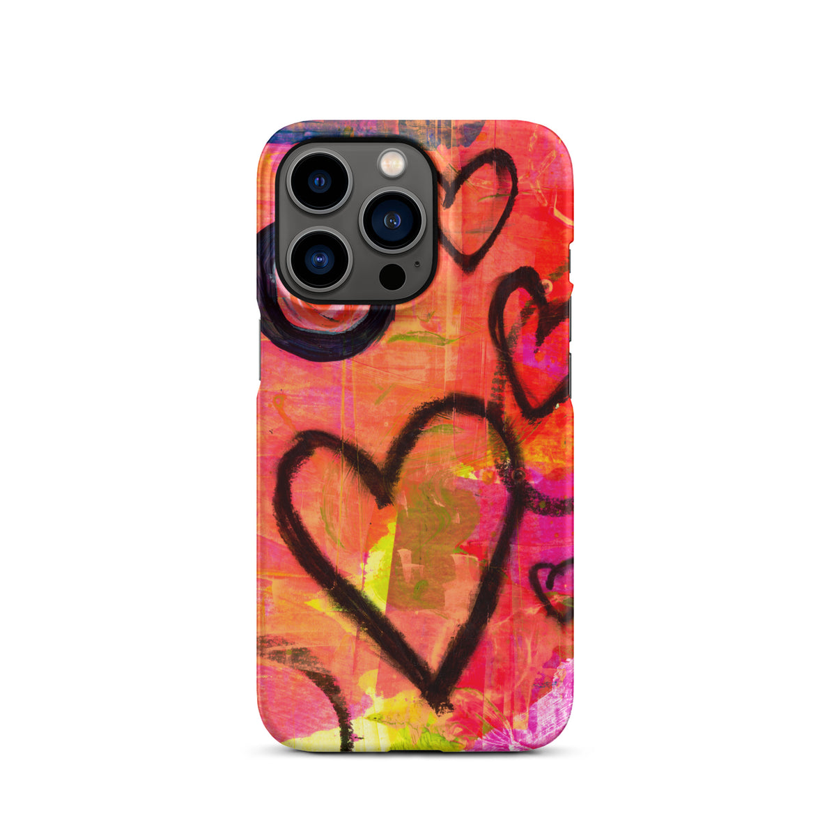Red Hearts Snap case for iPhone®