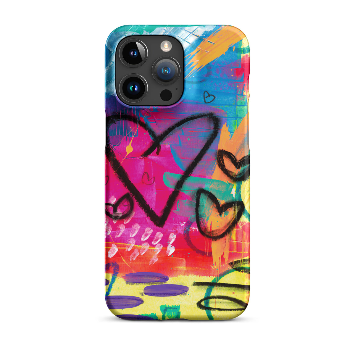 Neon Love Snap case for iPhone®