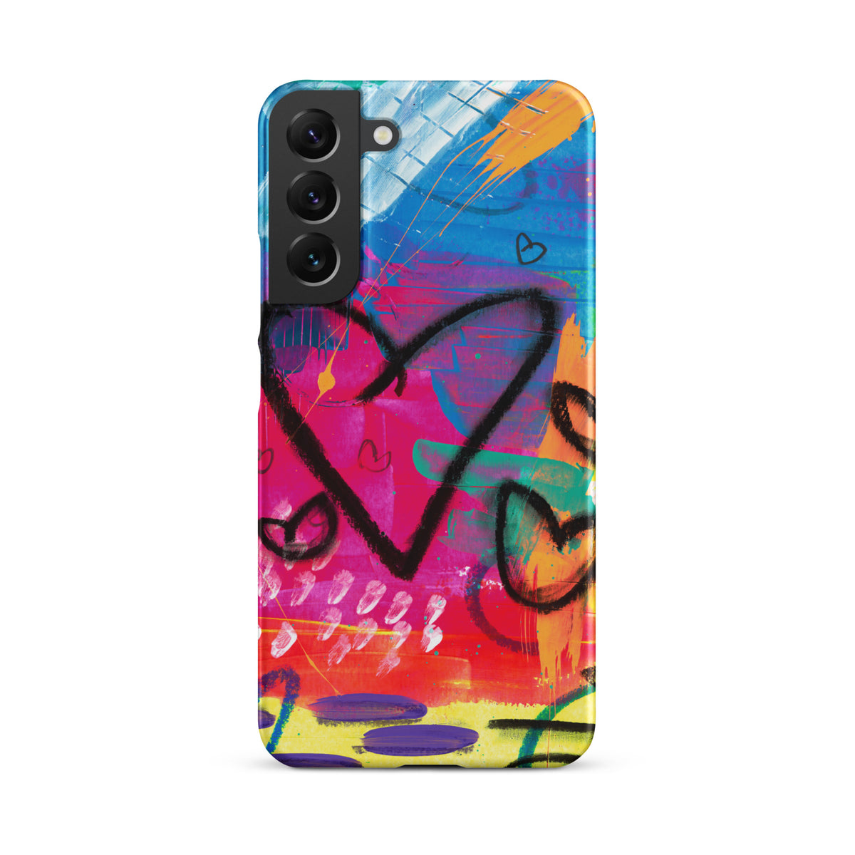 Neon Hearts Snap case for Samsung®