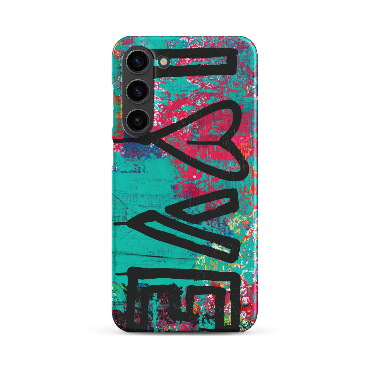 Turquoise Love Snap case for Samsung®