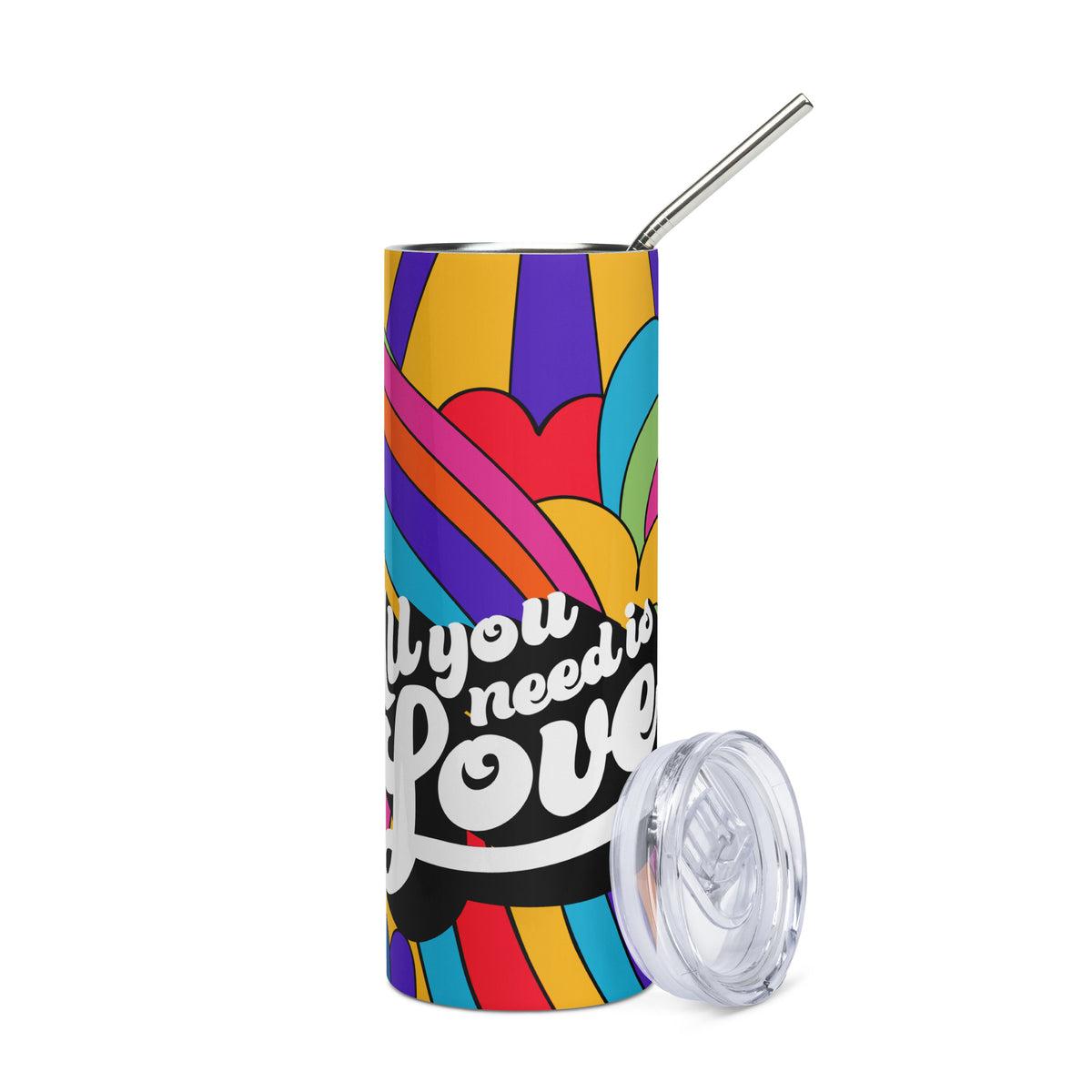 All You Need is Love Stainless steel tumbler