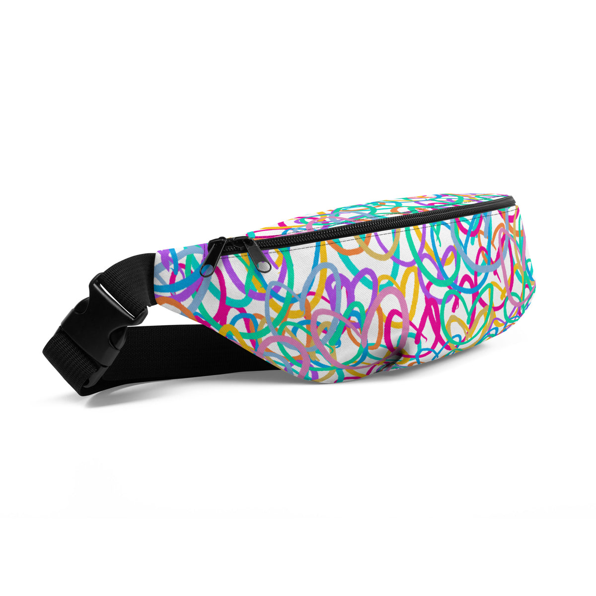 Squiggle Hearts Fanny Pack